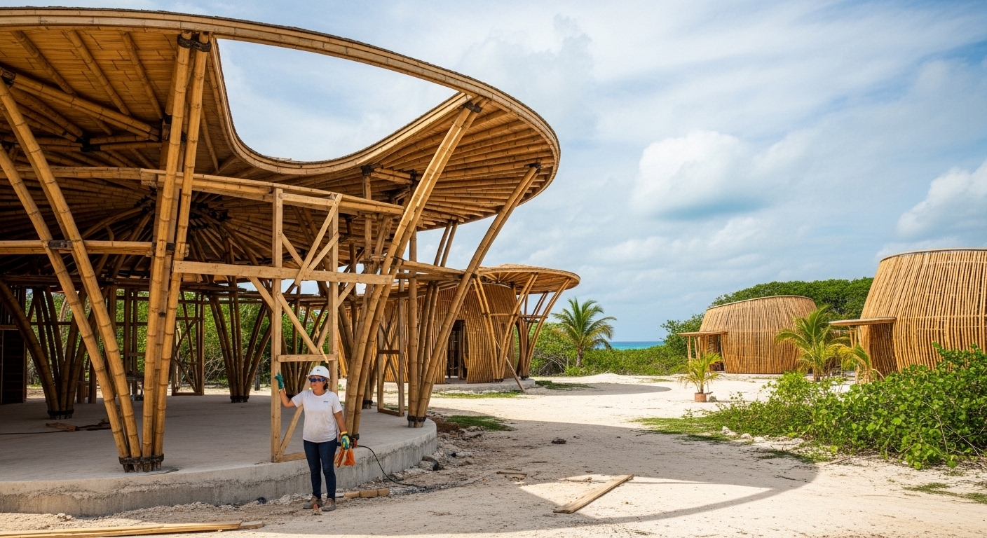 Supervisión de obra de hotel en Riviera Maya
